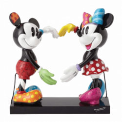 MINNIE MOUSE ROMERO BRITTO Mickey and Minnie Mouse Figurine - 4055228 Disney, 18 cm