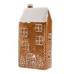 Keramičen svečnik z božičnim motivom Vinterby – Dakls