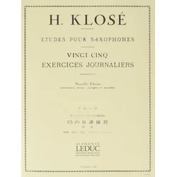 KLOSE H.:25 EXERCISES JOURNALIERS