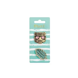 MIQUELRIUS Set od 2 bedža Mint