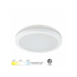 BBLINK X09-300-24W Plafonjera, LED, 3000/4000/6500K, IP65, Bela