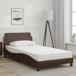 Okvir za krevet Dover smeđi 100x200 cm od umjetne kože