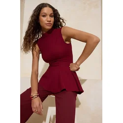 Trendyol Ženska bluza, Bordo