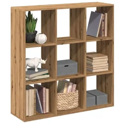 Pregrada / regal za knjige boja hrasta 102x29x103,5 cm drveni
