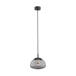 Argon 4333 - Luster na sajli TRINI 1xE27/15W/230V prečnik 20 cm crna