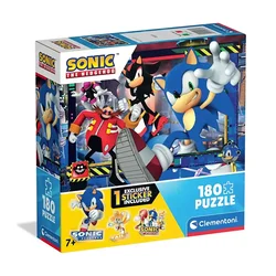 Clementoni Super sestavljanka s 180 kosi. Super barvni Sonic 2.