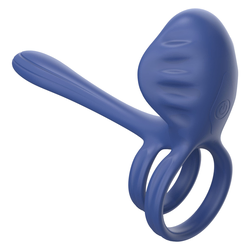 Xocoon Couples Slimline Vibrator Ring Blue
