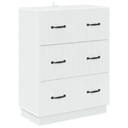 Ormar s ladicama Bijela 66 x 34,5 x 87 cm Konstruirano drvo