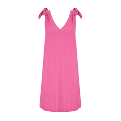 Trendyol Fuchsia Plain Relaxed Mini Woven 99% Polyester,1% Elastane Dress