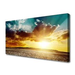 tulup.si Slika na platnu Sun desert landscape 140x70 cm