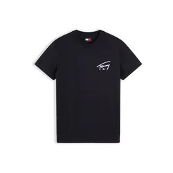 Tommy Jeans Majica črna / bela