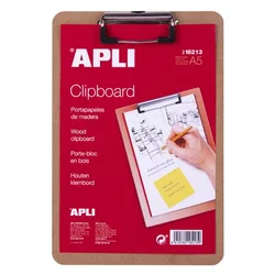 Blok za pisanje, lesen, A5, APLI