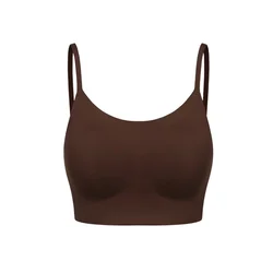 cfab Nedrček Scoop Neck BH rjava