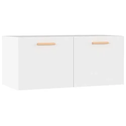Zidni ormarić bijeli 80 x 35 x 36,5 cm od konstruiranog drva