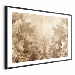 shumee Plakat - Rezbarjeni okraski v sepia tonih
