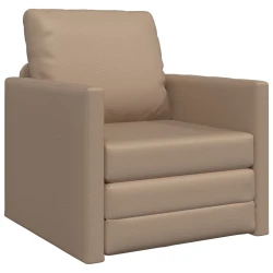 Krevet na razvlačenje 60cm Boja cappuccina Umjetna koža
