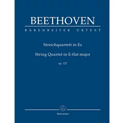 BEETHOVEN:STRING QUARTET IN Es OP.127 SCORE
