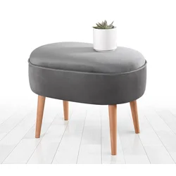 Atelier del Sofa Tabure 63x47x44cm, Sivo