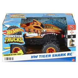 Hot Wheels: Monster Trucks daljinsko vodeno vozilo - Tigershark, 1:24
