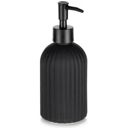 shumee Črn steklen dozirnik mila 400 ml