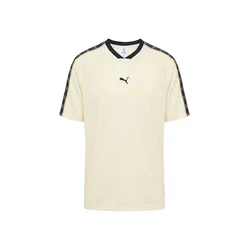 PUMA Majica CLASS pastelno rumena/črna