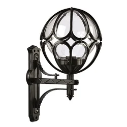 Lessentiel Maison Spoljna zidna lampa BAP-68081-BSY-M3, 62 cm, IP65, E27, Crna