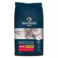 PRO-NUTRITION Suva hrana za mačke Prestige Adult, Ćuretina, 10kg
