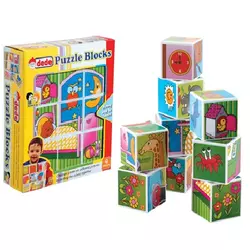 PUZZLE KOCKE 9PCS 020347