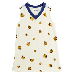 MINI RODINI Vsakodnevna obleka 2525010911 Bela Regular Fit
