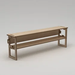 Hanah Home TV Komoda Linea, 220x70x38cm, Smeđe boje