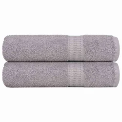 Ručnici za tuširanje FROGN 2 kom. sive 70x140 cm 360 g/m2