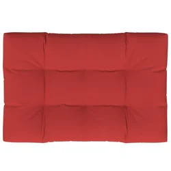 Jastuk za palete crveni 120 x 80 x 12 cm od tkanine