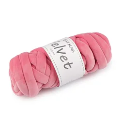 Preja Marshmallow debel žamet O20 mm 500 g - (063) roza