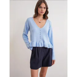 MixRay Pulover Pullover svetlo modra