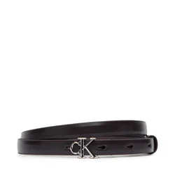 Pas Calvin Klein Round Ck Buckle Smooth 15Mm LV04F7085G Črna