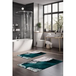 Lessentiel Maison Set prostirki za kupatilo CT-5195, 2 Komada, TamnoPlava