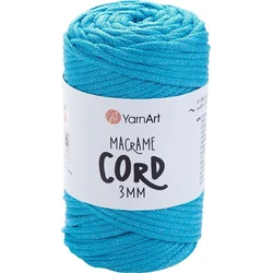 Yarn Art Macrame Cord 3 mm 85 m 763 Azure Vrvica