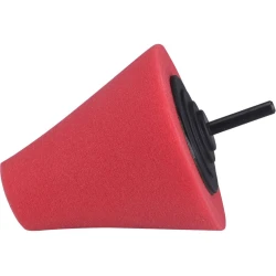 Extol Premium Stožec polirna pena, T10, rdeča, průměr80mm, pecelj 6mm