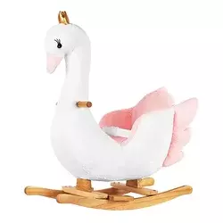 Kikka Boo klackalica za decu SWAN white