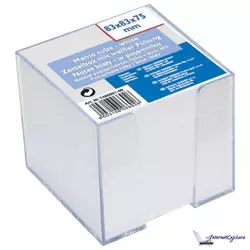 Blok kocka pvc 8,6×8,6cm+papir beli Donau