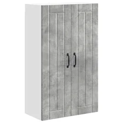 Vidaxl Omarica na steni LUCCA Betonsko siva 60 x 31 x 100 cm