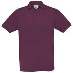 MAJICA KRATKI RUKAVI B&C SAFRAN POLO 180G BORDO S-EOL!!