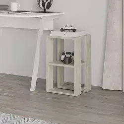 Hanah Home Noćni stočić Lonie, 30x55x30 cm, Krem