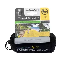 Potovalna spalna vreča Cocoon TravelSheet, pravokotna, Silk Grey