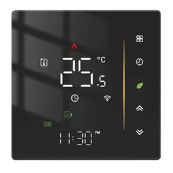 Moes zht-006-gb-bk-ms pametni termostat za elektrokotao crni smart zigbee ( 400-1186 )