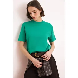 Trendyol Milla Ženska majica TWOAW20TS0096, Tirkizna