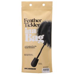 Doc Johnson in a Bag Feather Tickler Black