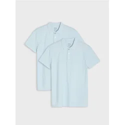 Sinsay - Pamučne polo majice 2 pack - bledoplavo