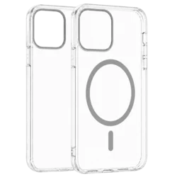 Transparent Color Ring MagSafe maska za iPhone 14 Pro Max – Siva