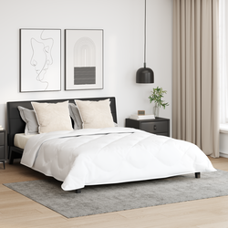 vidaXL Odeja z blazino 3 pcs Bela Mikrovlakna
